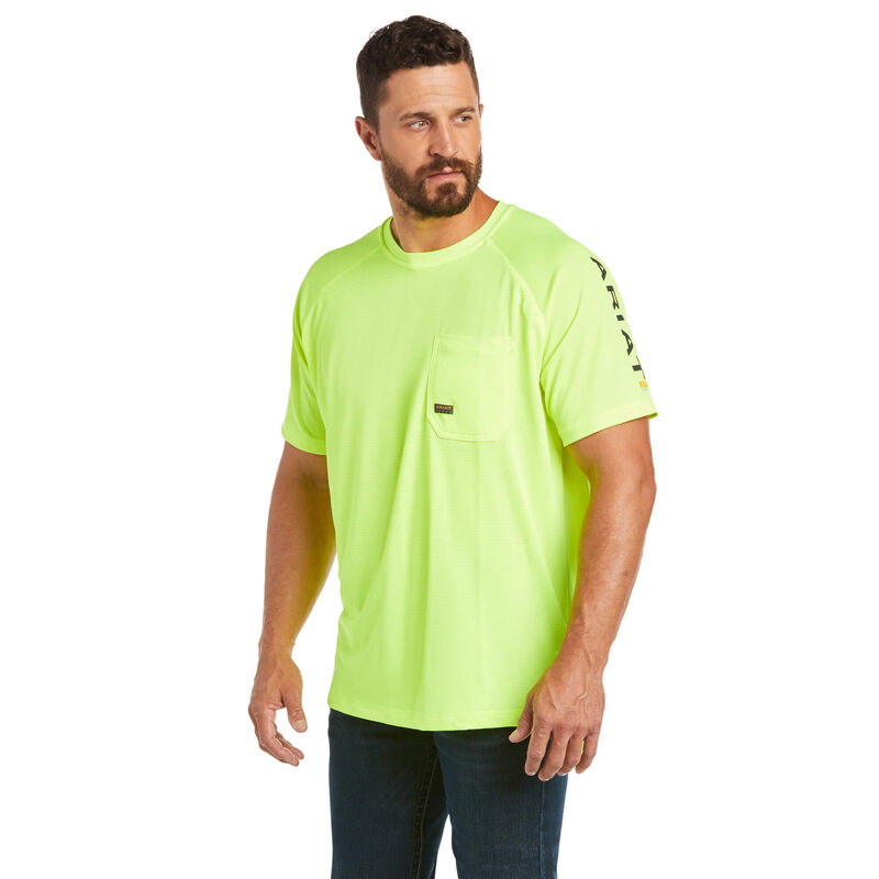 Ariat T-Shirts Herren - Rebar Heat Fighter Grün ( RMBGV-0853 )